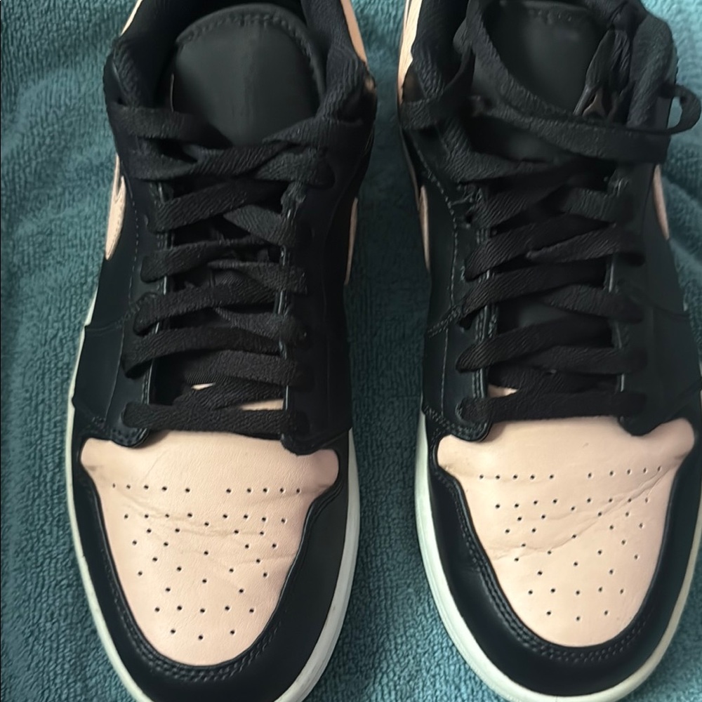 Black and Pink Sneakers